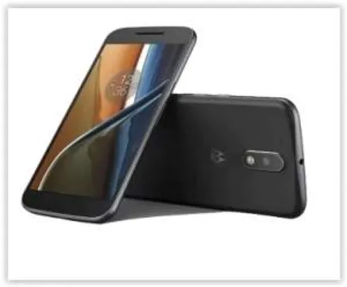 [Saraiva] Smartphone Motorola Moto G 4 Preto 4G Tela 5.5" Android 6.0 Lollipop Câm 13Mp Dualchip 16Gb por R$ 1029
