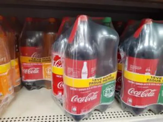 [Loja Física] 2 Coca Cola 2 L + 2 Fanta Guaraná ou Laranja por R$10 no Walmart Guarulhos