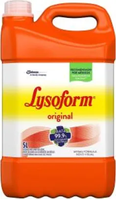 Desinfetante Bruto, Lysoform, 5L R$ 39