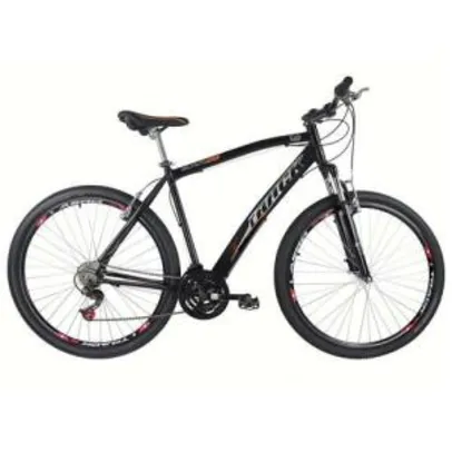 Bicicleta Aro 29 Track e Bikes Black 29 P com Suspensão Dianteira, Freio V-Brake e 21 Marchas - R$849