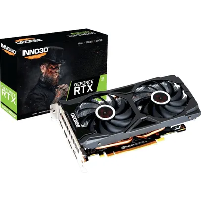 Placa de Vídeo Inno3D GeForce RTX 2060 Twin X2, 6GB GDDR6, 192Bit | R$2.599