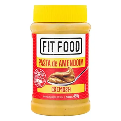 Pasta de Amendoim Cremosa Fit Food 450g