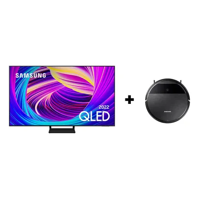 Kit Samsung Smart TV 70&quot; QLED 4K 70Q65B 2022 E Robô Aspirador 2 em 1 Samsung VR5000RM