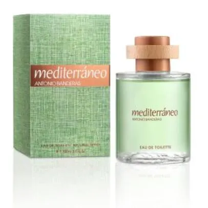 Saindo por R$ 60: Perfume Masculino Mediterráneo Antonio Banderas Eau de Toilette 100ml - Incolor | R$ 60 | Pelando