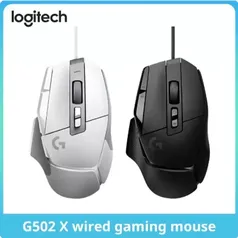 Mouse gamer Logitech G502 X LightSpeed com fio - Sensor Hero 25K