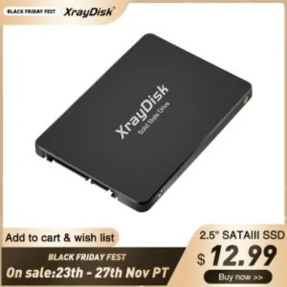 SSD XrayDisk SATAIII 480GB | R$239,32