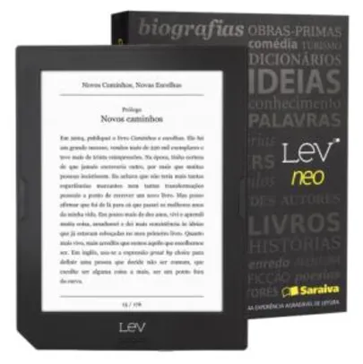 E-reader Lev Neo - Com Luz - R$195 no Visa Checkout