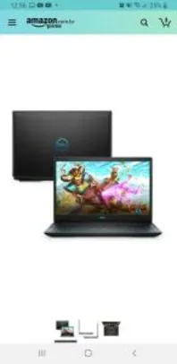 Notebook Gamer Dell G3-3590-A50P, 9ª Geração Intel Core i5-9300h | R$5859