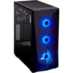 Gabinete Gamer Corsair Carbide Series Spec Delta RGB, Mid-Tower, 3 Fans, Vidro Temperado, Preto - CC-9011166-WW