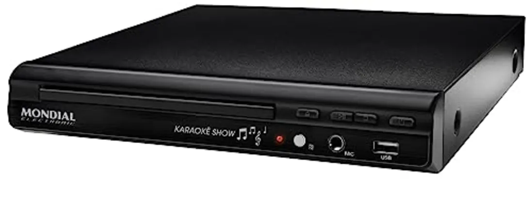 DVD Karaokê USB II, Mondial, Preto, 25W, Bivolt - D-20