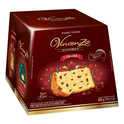 [Regional]Panetone de Chocolate Vicenza 400g