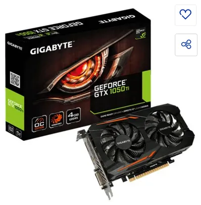 GTX 1050Ti 4GB 128 bits - Gddr5