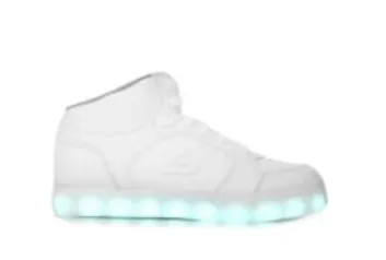 Tênis Infantil Skechers Energy Lights Masculino - Branco