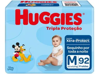 Fralda Huggies M 92 unidades | Leve 3 pague 2 | R$47