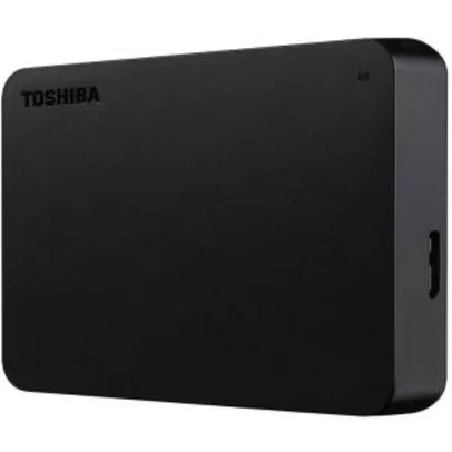 HD Externo Portátil Toshiba Canvio Advance 4TB, USB 3.0, Black | R$634