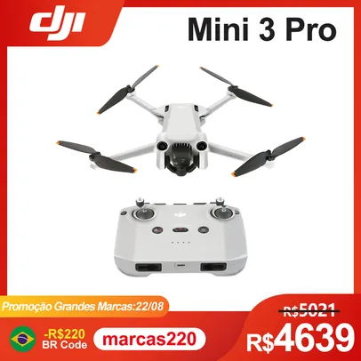 Dji mini 3 pro zangão 4k profissional gps quadcopter 60fps hd vídeo foto 3