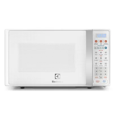 (CASHBACK ELECTROLUX R$369) Micro-ondas Electrolux 20L Branco com Função Tira Odor e Descongelar (MTO30) 