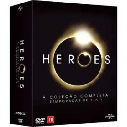 [Submarino] DVD - Heroes: A Coleção Completa - Temporadas de 1 a 4 (21 Discos) por R$ 54