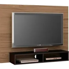 [Shoptime] Painel para Tv até 47 Flash II com Suporte Chocolate/Ébano - at.home por R$ 81