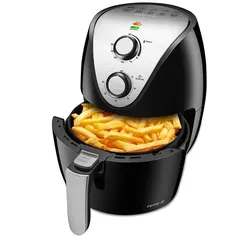 Fritadeira Mondial Sem Óleo Air Fryer Family Preta IV - AF-30i 3,5 Litros | R$279