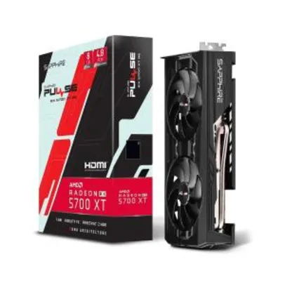 Placa de Vídeo Sapphire Pulse AMD Radeon RX 5700 XT, 8GB, GDDR6 BE - 11293-09-20G | R$ 2699