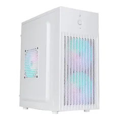 [APP] Gabinete Office Rise Mode X1 White, Mini Tower, M-ATX, Branco - RM-GA-OFX1-FW