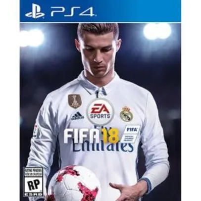 pre-venda Game FIFA 18 - PS4 no boleto - R$219