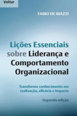 ebook | Lições Essenciais sobre Liderança e Comportamento Organizacional