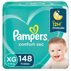 [REC] Pampers Fralda Confort Sec Xg 148 Unidades