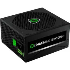 FONTE GAMEMAX GM1050 1050W 80 PLUS SILVER PFC ATIVO - R$499