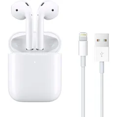 Apple AirPods 2 Com Case de Carregamento