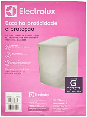 Capa Máquina de Lavar, Tamanho G, Cinza, Electrolux