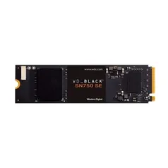 SSD WD Black SN750 SE 500GB, M.2, NVMe, PCIe Gen4, Leitura 3600MB/s Gravação 2000MB/s