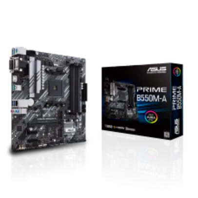 Placa Mãe Asus Prime B550M-A, Chipset B550, AMD AM4, mATX, DDR4, 90MB14I0-C1BAY0