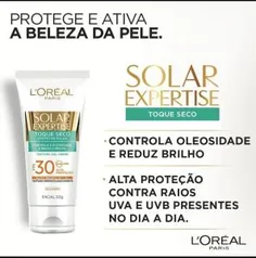 Protetor Solar L'oréal Expertise Facial Toque Seco Fps30 50g | R$24