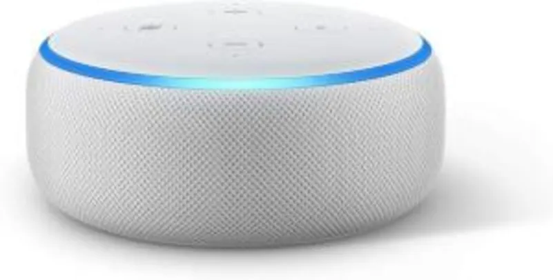 Echo Dot (3ª Geração): Smart Speaker com Alexa - Cor Branca | R$249