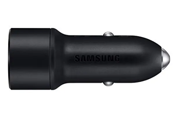 Carregador Veicular Ultra Rapido Duas Saídas Preto Sem Cabo, Samsung, 