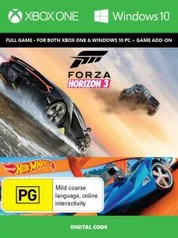 Forza Horizon 3 One/PC + DLC Hot Wheels + Assassin's Creed Unity - Digital Code