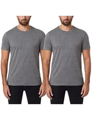 [Prime] Kit 2 Camisetas - basicamente, Masculino, P, M, G, GG, XGG - +14 combinações 