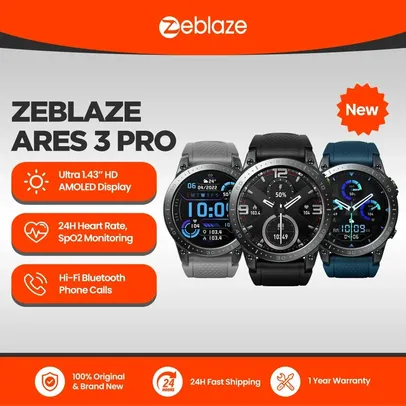 [Taxa Inclusa]  Smartwatch Zeblaze Ares 3 Pro 