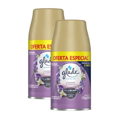 Kit 2 Refil Odorizador Glade Lavanda & Vanilla 269ml