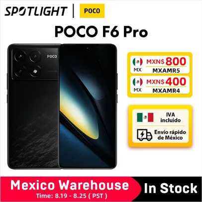 [No Brasil / Gpay] POCO F6 Pro Smartphone, Versão Global, NFC Snapdragon, 5G, Estreia Mundial