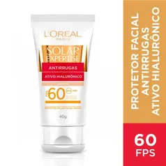 [2un] Protetor Solar L'Oréal Expertise Antirrugas FPS60 (20,00 cada)