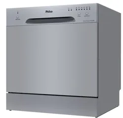 [AME R$ 1599] Lava-louças Philco PLL08I 8L Eco 6 programas Cinza - 110v