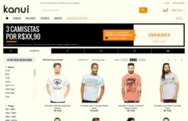 5 Camisetas por R$99,00