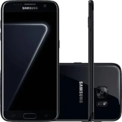 [Cartão Submarino] Smartphone Samsung Galaxy S7 Edge Android 6.0 Tela 5.5" 128GB 4G Câmera 12MP - Black Piano