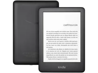 Kindle 10ª Geração Tela 6” 8GB Wi-Fi Luz Embutida - Preto | R$ 288