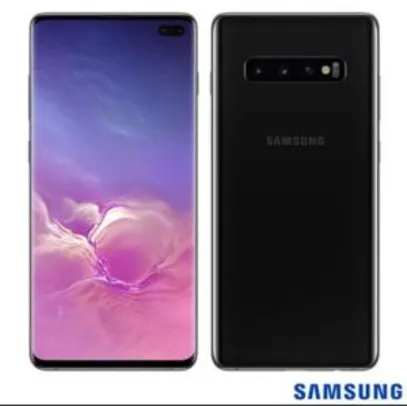 Samsung Galaxy S10 Preto com Tela Infinita de 6.4" 4G 128 GB