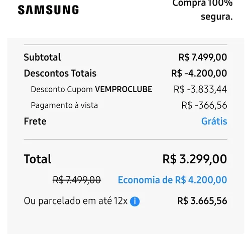 Imagen na descrição da promoção