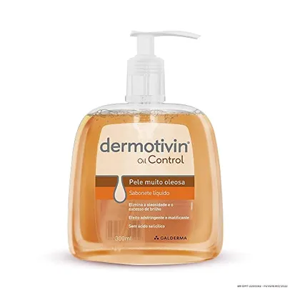 Dermotivin Oil Control Sabonete Liquido Pump 300 ml